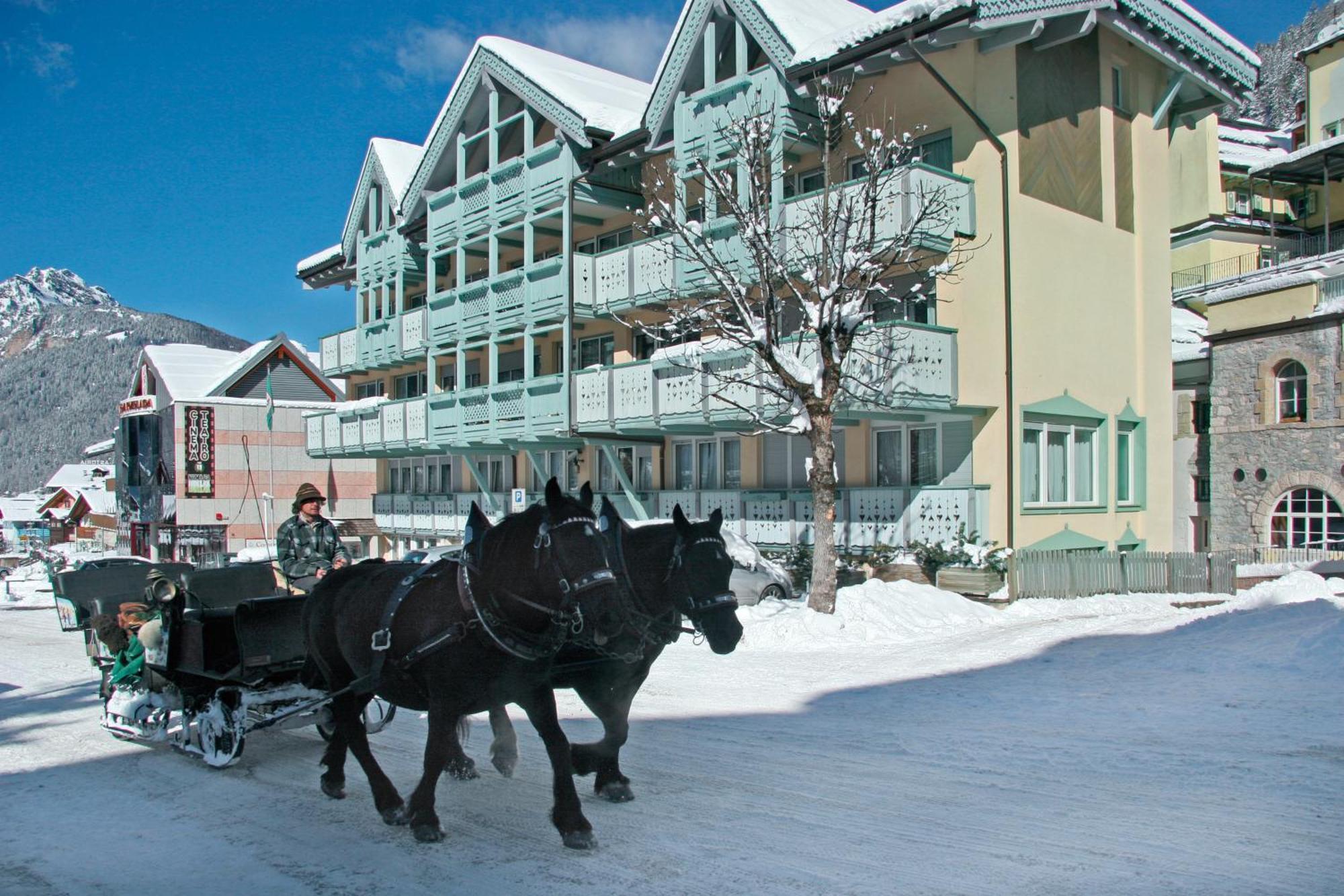 Hotel Dolomiti Schloss 卡纳泽伊 外观 照片